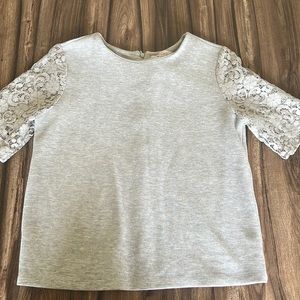 Loft Top Lace Sleeve Size XS